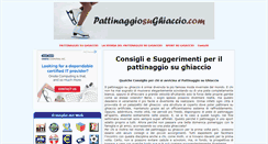 Desktop Screenshot of pattinaggiosughiaccio.com